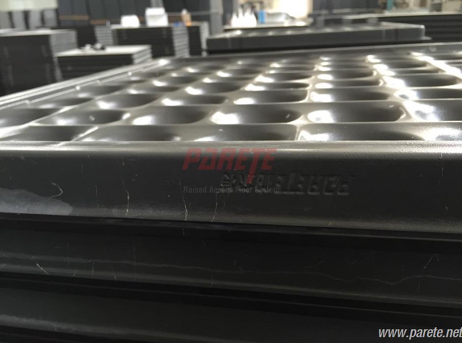 bare finish steel raised floor panel